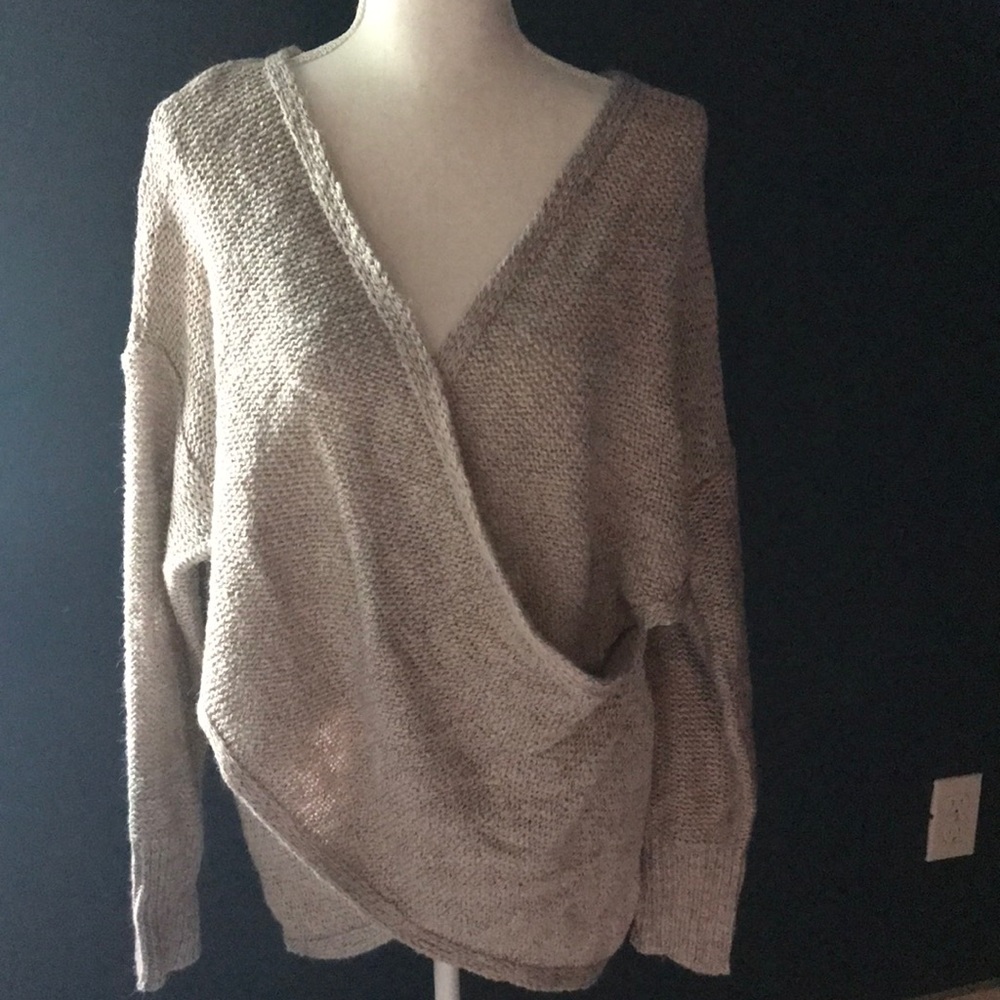 NWT Cross Over Sweater!